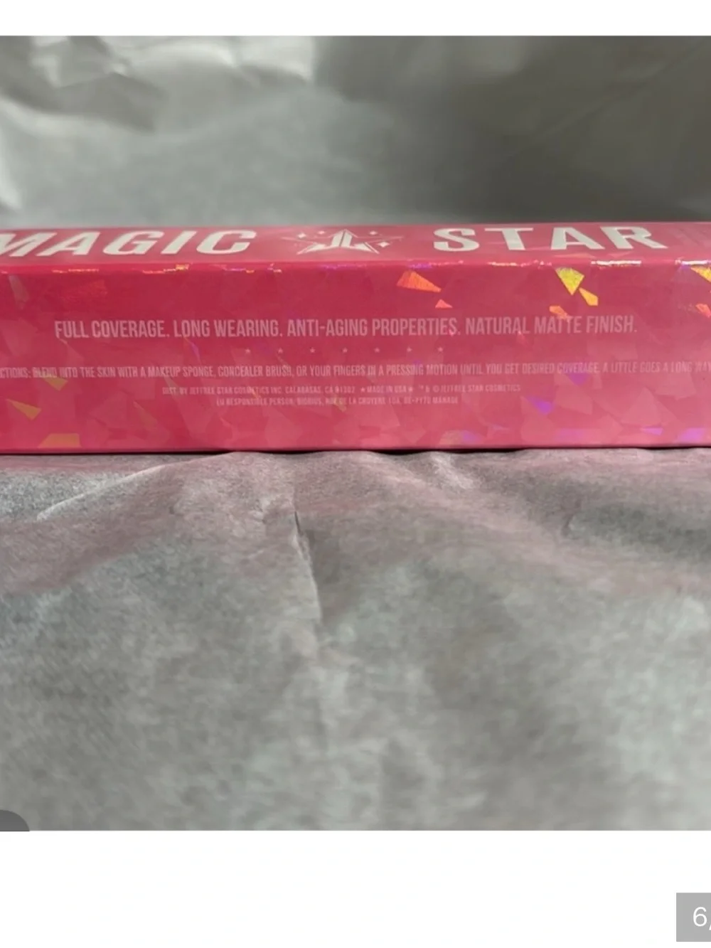 Jeffree Star Magic Star Concealer C19.5 + IPSY Bag & Beauty Sponge Bundle